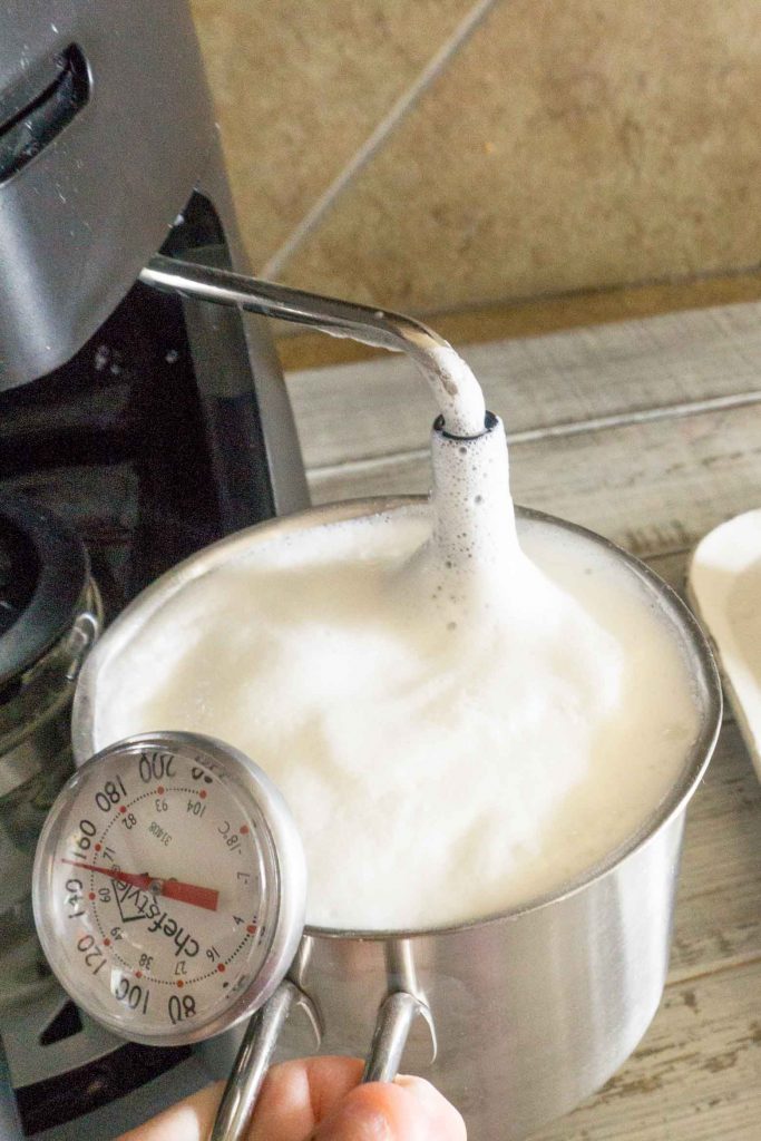 Frothing milk with a capresso espresso maker