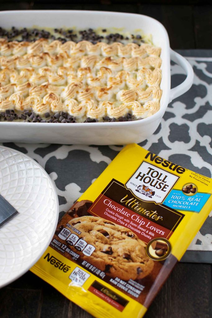 coconut cookie bars using premade cookie dough