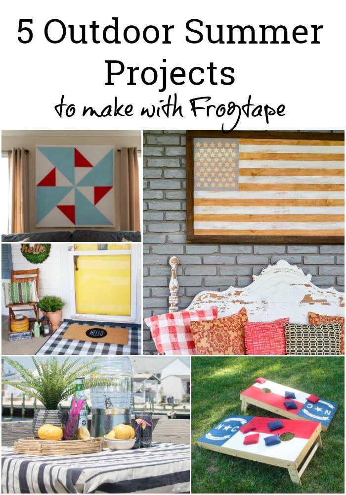 Summer Projects using Frog Tape that you'll want to make!