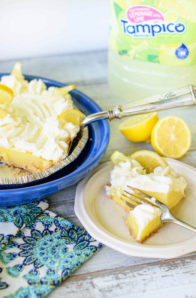 Easy lemon pie filling is the secret to this lemon icebox pie