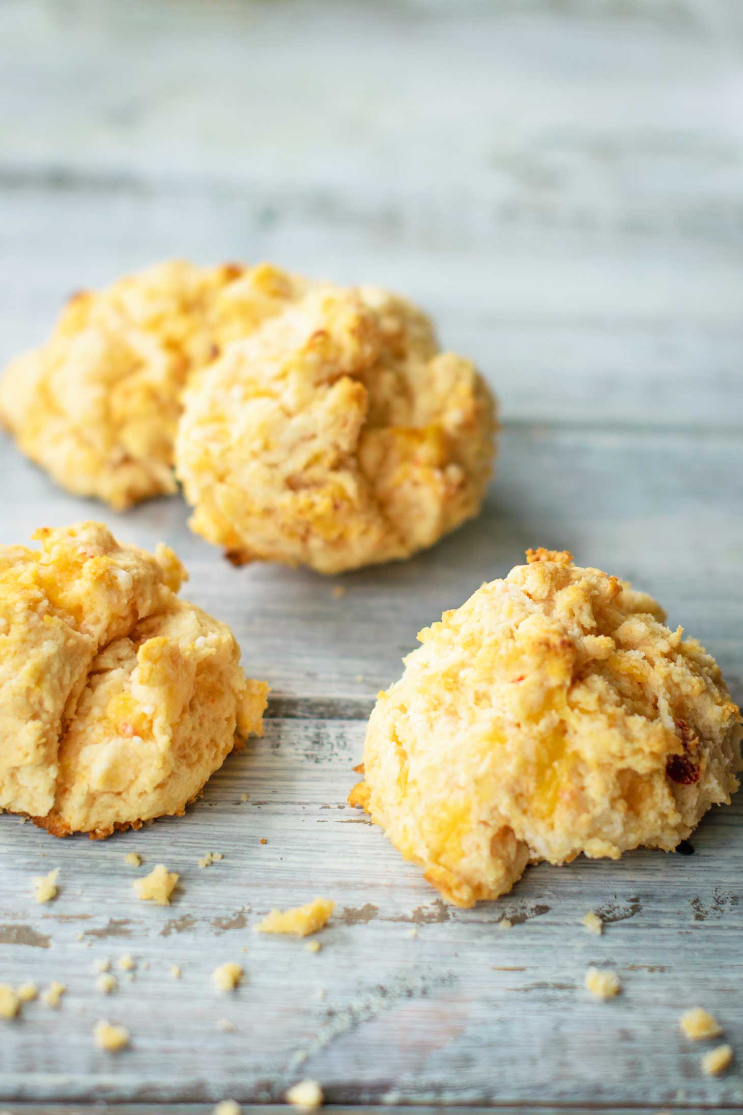 Pimento cheese drop biscuits