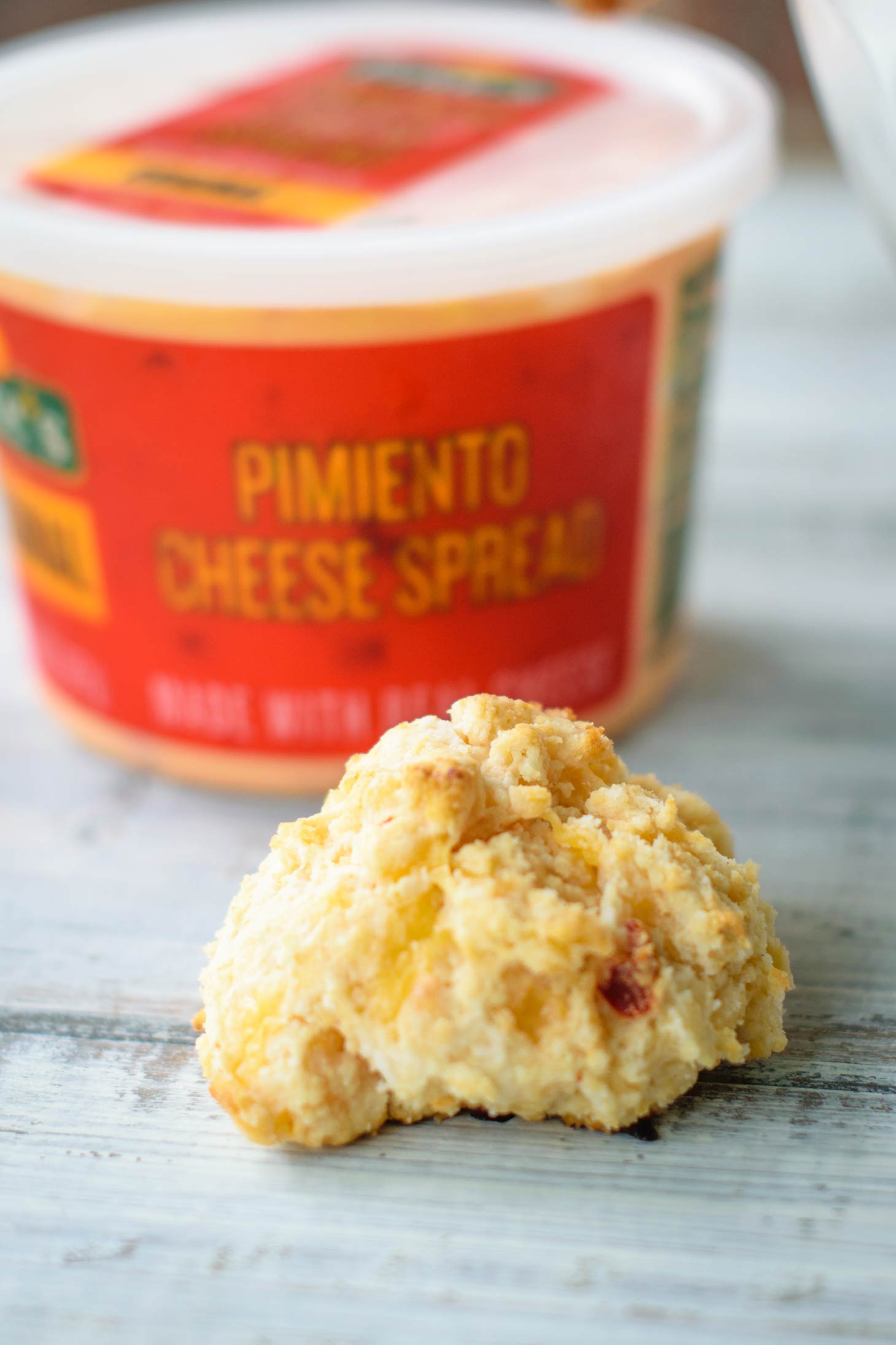 Pimiento cheese makes quick and easy cheese biscuits
