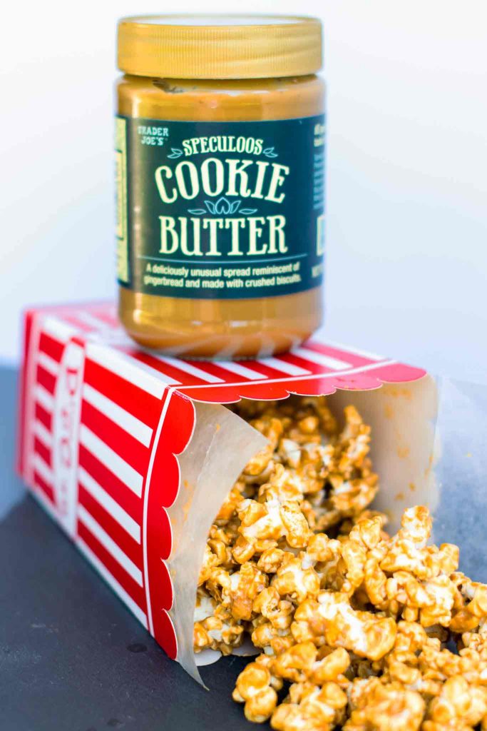 Trader Joes Cookie Butter Gourmet 5 minute popcorn recipe