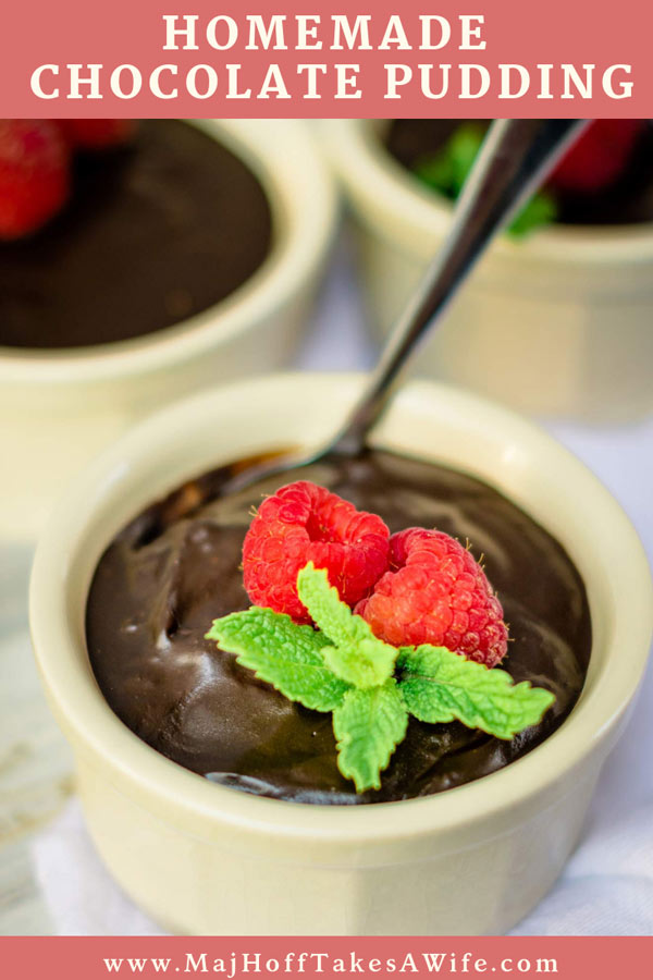 Wanna know the tricks to homemade chocolate pudding for dessert? First, it’s deceptively easy to make from scratch! Once you know how to make the recipe the ideas are endless. Serve alone for dessert, use it as a filling for a pie, or add it in your favorite trifle. #Chocolatepudding #chocolatelovers #pudding #MHTAW via @mrsmajorhoff