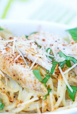 blackened chicken pasta is a breeze to make at home when using rotisserie chicken or by using chicken breasts seasoned with blackening seasoning.
