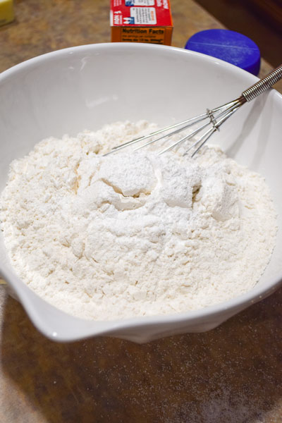 whisking flour, baking soda and baking powder in a separate bowl will allow eggnog sugar cookies to rise