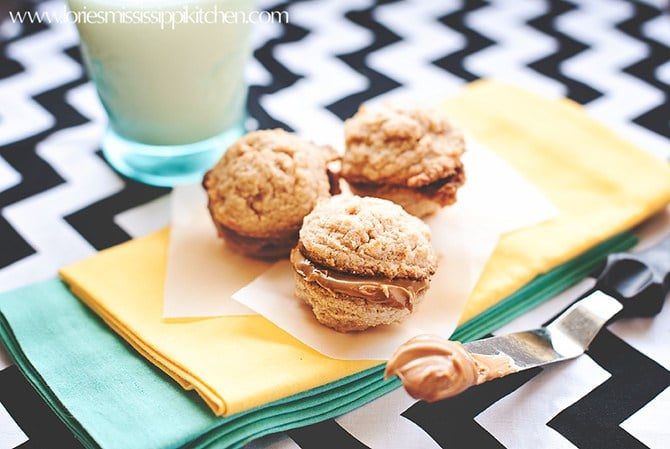 soft and chewy Biscoff Sandwich Cookies