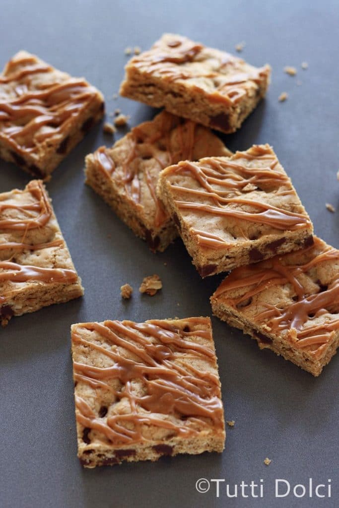 toasted oatmeal cookie butter bars