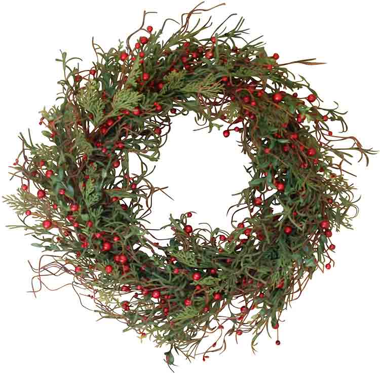 Winterberry wreath on amazon