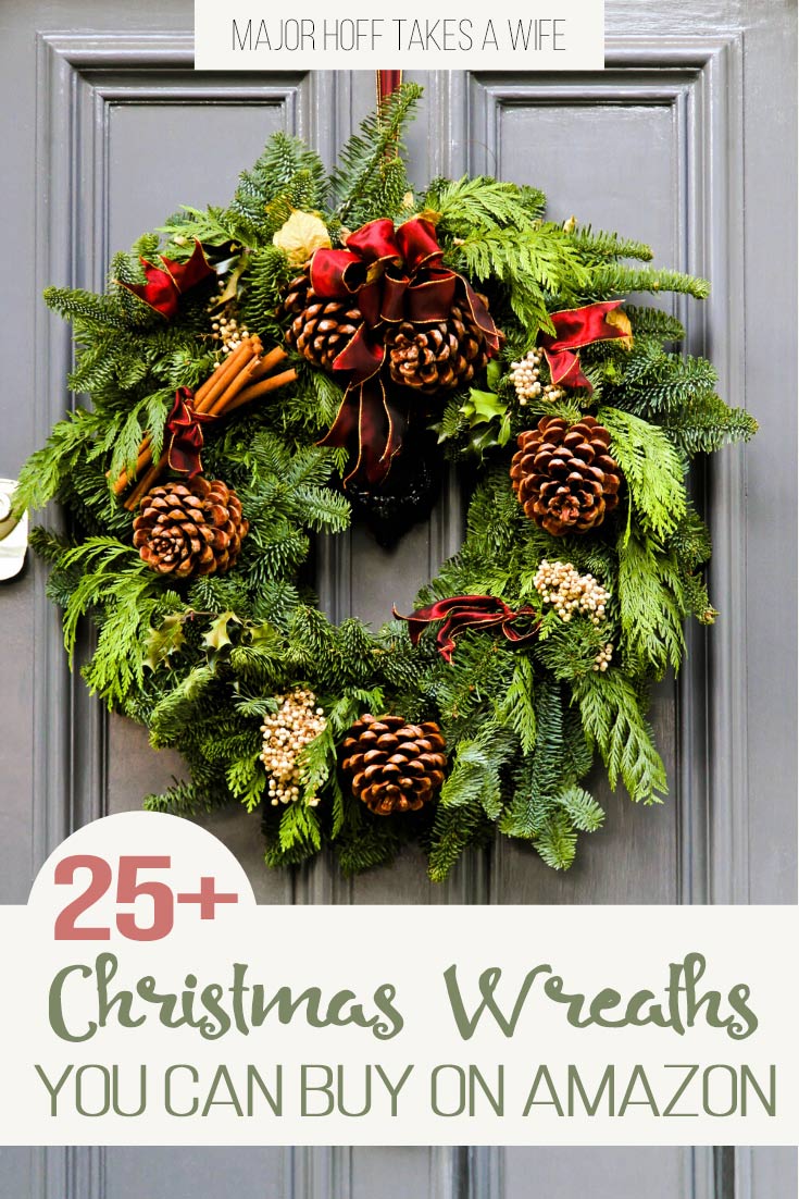 Time to get your Christmas Decor shopping done! Let’s make this year easier than the last by shopping online. This elaborate list shows the best wreaths on Amazon for Christmas! Giant selection for all decor types from country to modern, farmhouse to luxury, and of course all the classic evergreen wreaths we love! via @mrsmajorhoff