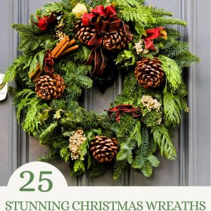 Time to get your Christmas Decor shopping done! Let’s make this year easier than the last by shopping online. This elaborate list shows the best wreaths on Amazon for Christmas! Giant selection for all decor types from country to modern, farmhouse to luxury, and of course all the classic evergreen wreaths we love!