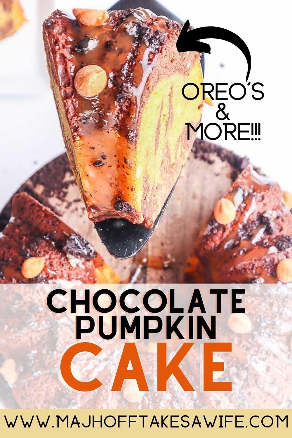  Love pumpkin and chocolate? This easy chocolate pumpkin bundt cake will make you swoon. Using a cake mix will save you time, and cooking in an Instant pot ensures it is moist and never dried out like some bundt cakes.
     This marble cake features a chocolate cake batter with butterscotch morsels swirled with a pumpkin puree batter that is loaded with Oreos and pumpkin pie spice. All that and it still uses just one basic yellow box cake mix. 
 via @mrsmajorhoff