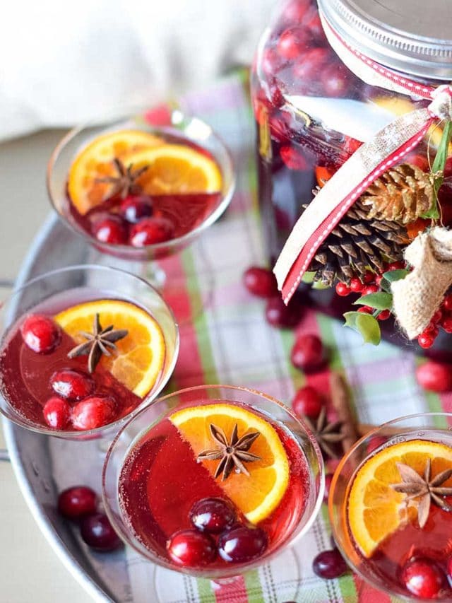 How to make homemade cranberry ginger ale punch